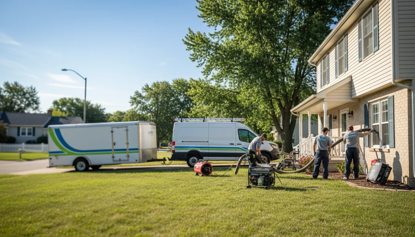 Flooded Basement Restoration And Cleanup With Repair in Morgan, MN near me